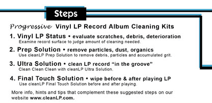 clean lp vinyl record overview